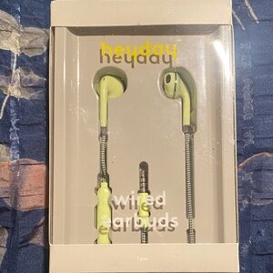 Heyday Lime Earbud Headphones